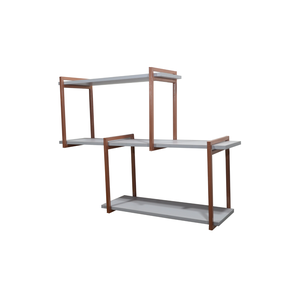 Nicho Suspenso 120x20 Vintage Duplo Rose Gold/cinza Claro 05