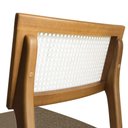 Ver imagem 2 de Kit 02 Cadeiras de Jantar e Living Millie com Tela Natural Estofada Linho - Desk Design