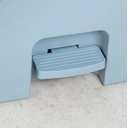 Ver imagem 5 de Lixeira Com Pedal E Tampa Esconde Sacola 6 Litros - Cinza