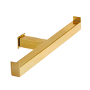 Ver imagem 1 de Porta Papel Higiênico de Parede Duplo para Banheiro 27cm em Aço Inox Dourado Brilhante Linha Larissa