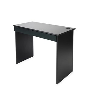 Escrivaninha Pé Painel Marelli 1200x500 Preta