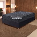 Ver imagem 1 de Base Box Casal 138x188x34cm Slim Colchoarte Preto