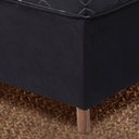 Ver imagem 5 de Base Box Casal 138x188x34cm Slim Colchoarte Preto