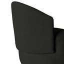 Ver imagem 4 de Kit 2 Poltronas Decorativa Beatriz Orgânica Veludo Preto