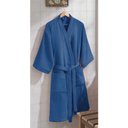 Ver imagem 1 de Roupão Veludo Adulto Confort (ad-2) - Tamanho Gg - 100% Algodão - Azul 10195