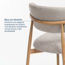 Ver mais imagens de Conjunto de Jantar Mesa Orgânica Tali 210cm e 8 Cadeiras Ema CabeCasa MadeiraOriginals Marrom/Prata
