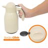 Garrafa Térmica Bule 1L Com Gatilho Bege - Casambiente 161702846-B - 5