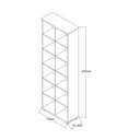 Ver imagem 4 de Estante para Livros com 12 Nichos 225cmx74cm