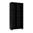 Ver imagem 3 de Estante de Livros 100% MDF 74CMX153CM 8 Nichos Preto
