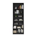 Ver imagem 4 de Estante Multiuso para Livros 2 Portas 5 Prateleiras 100% MDF 223CMX78,5cm Preto
