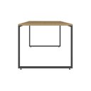 Ver mais imagens de Conjunto Sala de Jantar Mesa 135x90cm Porto Estilo Industrial com 4 Cadeiras Mona Espresso Móveis