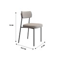 Ver imagem 4 de Conjunto Sala de Jantar Mesa 135x90cm Porto Estilo Industrial com 4 Cadeiras Mona Espresso Móveis