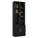 Ver imagem 2 de Estante de Livros 4 Portas 5 Prateleiras Yescasa Preto