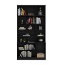 Ver imagem 5 de Estante Multiuso de Livros 2 Portas 100% MDF 223CMX117CM Preto