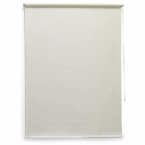 Persiana Rolo Translúcida Creme 140 (L) x 160 (A) cm Cortina Roller Bege Screen Solar 1,40 X 1,60