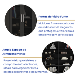 Estante para Livros 8 Portas  - 5