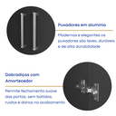Ver imagem 6 de Estante para Livros 8 Portas Preto