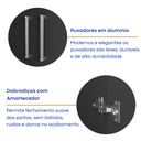 Ver imagem 7 de Estante para Livros 8 Portas Preto