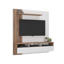 Ver imagem 2 de Painel Ripado para TV até 65 Polegadas 155CMX165CM 3 Gavetas BP1065 Foscarini Branco