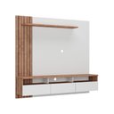 Ver imagem 3 de Painel Ripado para TV até 65 Polegadas 180CMX165CM 3 Gavetas BP Foscarini Branco