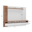 Ver imagem 3 de Painel para Tv até 75 Polegadas 3 Gavetas Ripado Bp1067 Foscarini