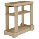 Ver imagem 6 de Carrinho Bar Aparador com Rodas Rosé - Naturale