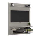Ver imagem 4 de Painel para TV até 55 Polegadas 135CMX165CM 2 Gavetas Espelhadas BP1060E Yescasa Cinza