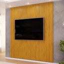 Ver mais imagens de Painel Tv 75 Pol 223cm Suspenso Ripado Noah D04 Cedro - Mpozenato