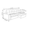 Sofá Retrátil e Reclinável 4 Lugares 230cm Tartt Veudo Castor G22 - Gran Belo - 3