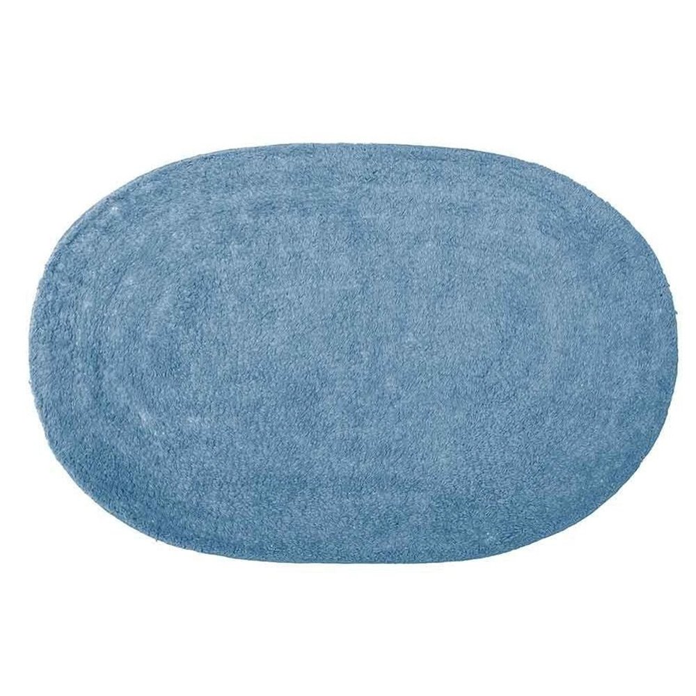 Tapete Oval Allegro Azul Prussiano - 60cm x 40cm Corttex - 1