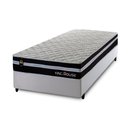 Ver imagem 3 de Conjunto Cama Box Solteiro c/ Molas Ensacadas Durham Branco 88x188x60