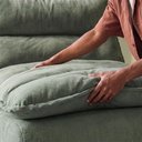 Ver imagem 5 de Poltrona Reclinável Sync Kappesberg 90cm Boucle Menta