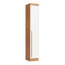 Ver imagem 2 de Guarda-Roupa Modulado 1 Porta Infinity Marrom/Cedro/Branco