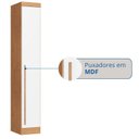 Ver imagem 6 de Guarda-Roupa Modulado 1 Porta Infinity Marrom/Cedro/Branco