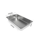 Ver imagem 2 de Cuba Gastronômica de Inox GN 1/1 de 100 mm com Alças FrigoPro