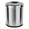 Lixeira em Inox com Tampa Meia Esfera Inox 13,5l - 1