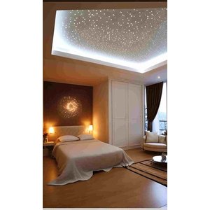 Céu Estrelado Kit Branco Fibra Ótica Iluminação 120 Pontos