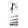 Sapateira Cabideiro Arara Multifuncional Branca Roupas Sapato Bolsa Rack Organizador Porta Sapatos 1 - 4