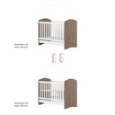 Ver imagem 6 de Quarto Infantil 2 Peças Guarda Roupa e Berço Bala de Menta Henn