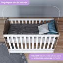 Ver mais imagens de Quarto Infantil 2 Peças Guarda Roupa e Berço Bala de Menta Henn