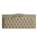 Ver imagem 1 de Cabeceira De Cama Box Painel Barcelona King 195 cm Retro Capitonê Botão Encapados Suede Bege Do Lar 