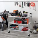 Ver imagem 6 de Takywep Carrinho de Aço Inoxidável com 3 Andares e Rodas com Trava para Cozinha, Restaurante e Hospi