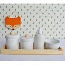 Ver imagem 1 de Kit Higiene Porcelana pinus Montessoriano