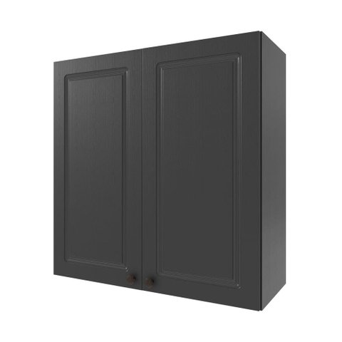 Armário Aéreo Cozinha 80 cm Bariloche 2 Portas 6225.12 Chumbo - Indekes