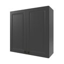 Ver imagem 1 de Armário Aéreo Cozinha 80 cm Bariloche 2 Portas 6225.12 Chumbo - Indekes