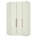 Ver imagem 1 de Armário 1 Porta com Armário de Canto Closet New Predileto Areia - Henn