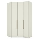 Ver imagem 4 de Armário 1 Porta com Armário de Canto Closet New Predileto Areia - Henn