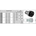 Ver imagem 4 de Kit Mandril Flutuante Haste Paralela M3 a M12 + Porta Macho T1 03,5 X 02,7 + Macho Maquina M3 X 0,5