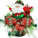 Ver imagem 1 de Decoração Arranjo de Mesa Artesanal Papai Noel Natal de 30cm