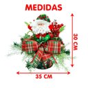 Ver imagem 4 de Decoração Arranjo de Mesa Artesanal Papai Noel Natal de 30cm